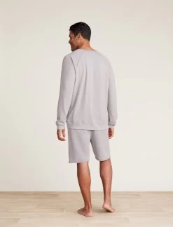 Malibu Collection® Men's Slub L/S Raglan -Barefoot Dreams 20211025 SS22 BDMMC21096 BDMES21007 00646