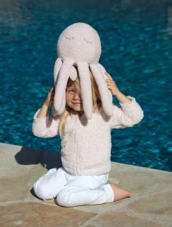 CozyChic® Octopus Buddie -Barefoot Dreams 648HR dustyrosewhite W