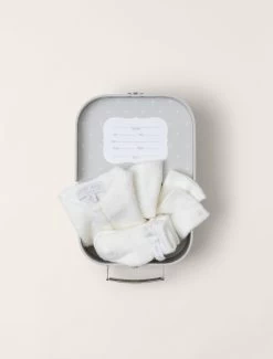 CozyChic Lite® Girls Heirloom Newborn Set -Barefoot Dreams B476 Pearl 2 W