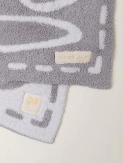 CozyChic® Covered In Prayer® Throw -Barefoot Dreams B573 Linen Cream W 4 2