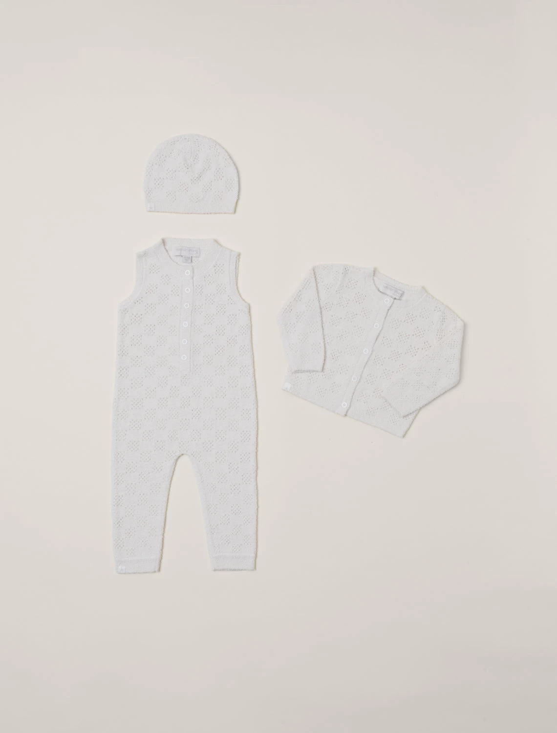 CozyChic® Checkered Pointelle Baby Set 2 CozyChic® Checkered Pointelle Baby Set - Image 2