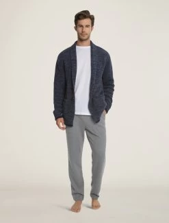 CozyChic® Men's Shawl Collar Cardigan -Barefoot Dreams BDMCC1048 HR indigopacificblue 5 7e26962c 2cbb 42b5 98e0 0860334cb8e9