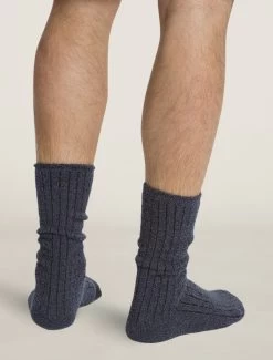 CozyChic® Men's Ribbed Socks -Barefoot Dreams BDMCC1077 HR indigopacificblue 4 823f046d 7f33 4669 a0d7 fba98fae09da