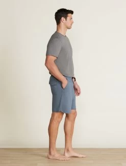 Men's Elasticated Waist Boardshort -Barefoot Dreams BDMMC21095 STEEL BDMBC22346 BLUECOVE 2498