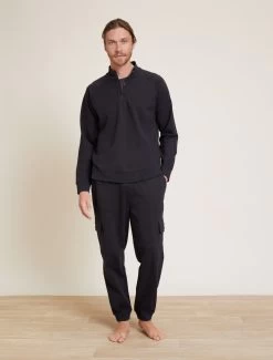 Malibu Collection® Men’s Pima Cotton Fleece Half Zip Pullover