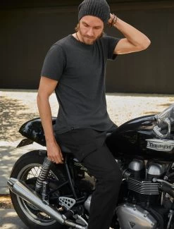 Malibu Collection® Men’s Pima Cotton Fleece Cargo Sweatpant -Barefoot Dreams BDMMC21357 6819 V2