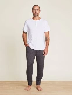 Malibu Collection® Men's Slub Henley Tee