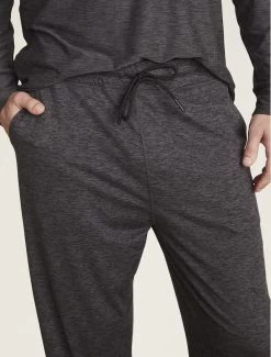 Malibu Collection® Men's Butterchic Knit® Light Long Sleeve Tee -Barefoot Dreams BDMMC21992 He Carbon 1614copycopy