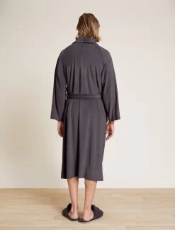 LuxeChic® Robe -Barefoot Dreams BDULC21330 Carbon 2736 a696d02c efed 4fa3 b51d 789f63ecd35a