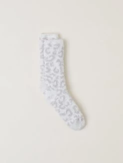 CozyChic® Women's Barefoot In The Wild® Socks -Barefoot Dreams BDWCC1783 Cream Stone 2 W