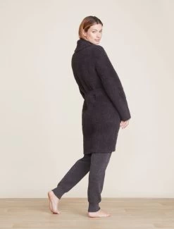 CozyChic® Teddy Coat -Barefoot Dreams BDWCC21855 Carbon 0454