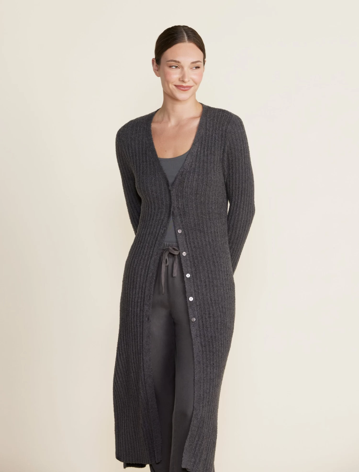 CozyChic Lite® Pointelle Long Cardi 5 CozyChic Lite® Pointelle Long Cardi - Image 5