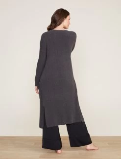 CozyChic Ultra Lite® Long Cardi 8 CozyChic Ultra Lite® Long Cardi -Barefoot Dreams BDWCU20838 CARBON 2643