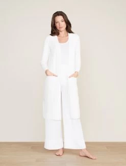 CozyChic Ultra Lite® Long Cardi 10 CozyChic Ultra Lite® Long Cardi -Barefoot Dreams BDWCU20838 PEARL 2532