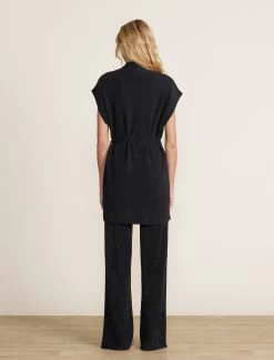 CozyChic Ultra Lite® Waist Tie Vest 8 CozyChic Ultra Lite® Waist Tie Vest -Barefoot Dreams BDWCU22283 black 1580