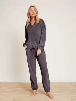 LuxeChic® Jogger -Barefoot Dreams BDWLC21499 FadedRose CCCarbon 5469