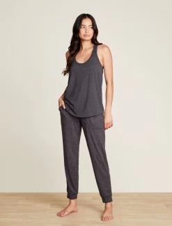 Malibu Collection® Butterchic Knit® Light Tank -Barefoot Dreams BDWMC21800 HeCarbon 1139