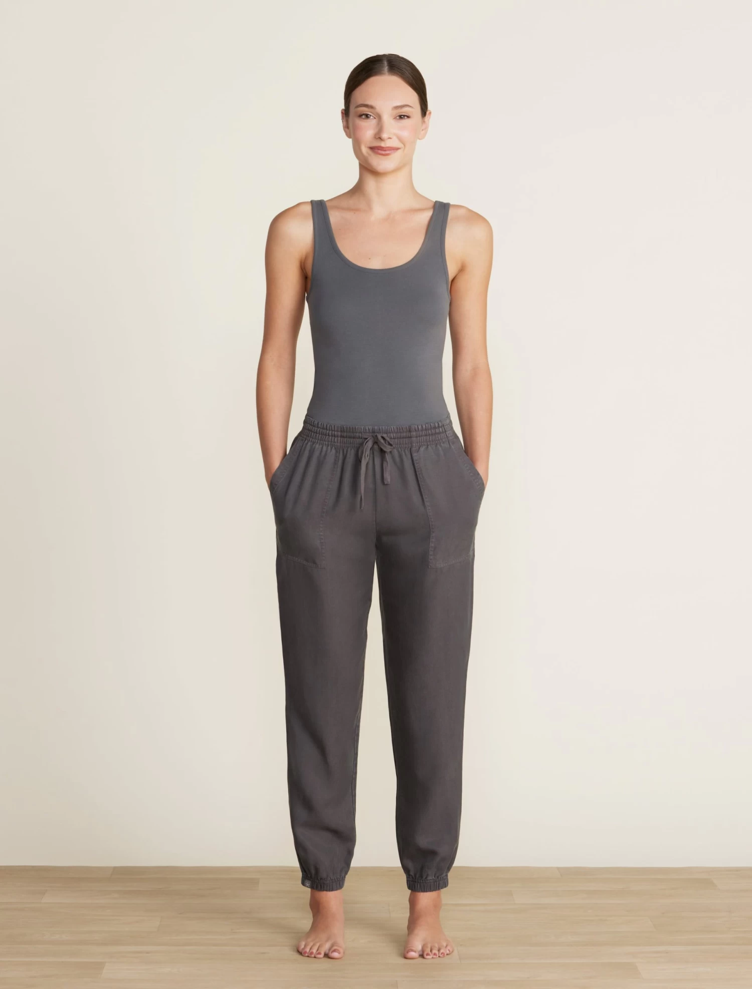 Malibu Collection® Linen Blend Jogger 5 Malibu Collection® Linen Blend Jogger - Image 5