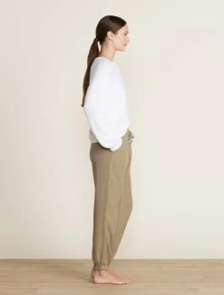 Malibu Collection® Linen Blend Jogger 8 Malibu Collection® Linen Blend Jogger -Barefoot Dreams BDWMC22320 military 892