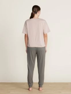 Malibu Collection® Organic Rock Dye Tee 8 Malibu Collection® Organic Rock Dye Tee -Barefoot Dreams BDWMC22372 carnation 2451