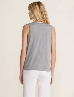 Malibu Collection® Organic Rock Dye Tank -Barefoot Dreams BDWMC22372 fadedcharcoal 2559