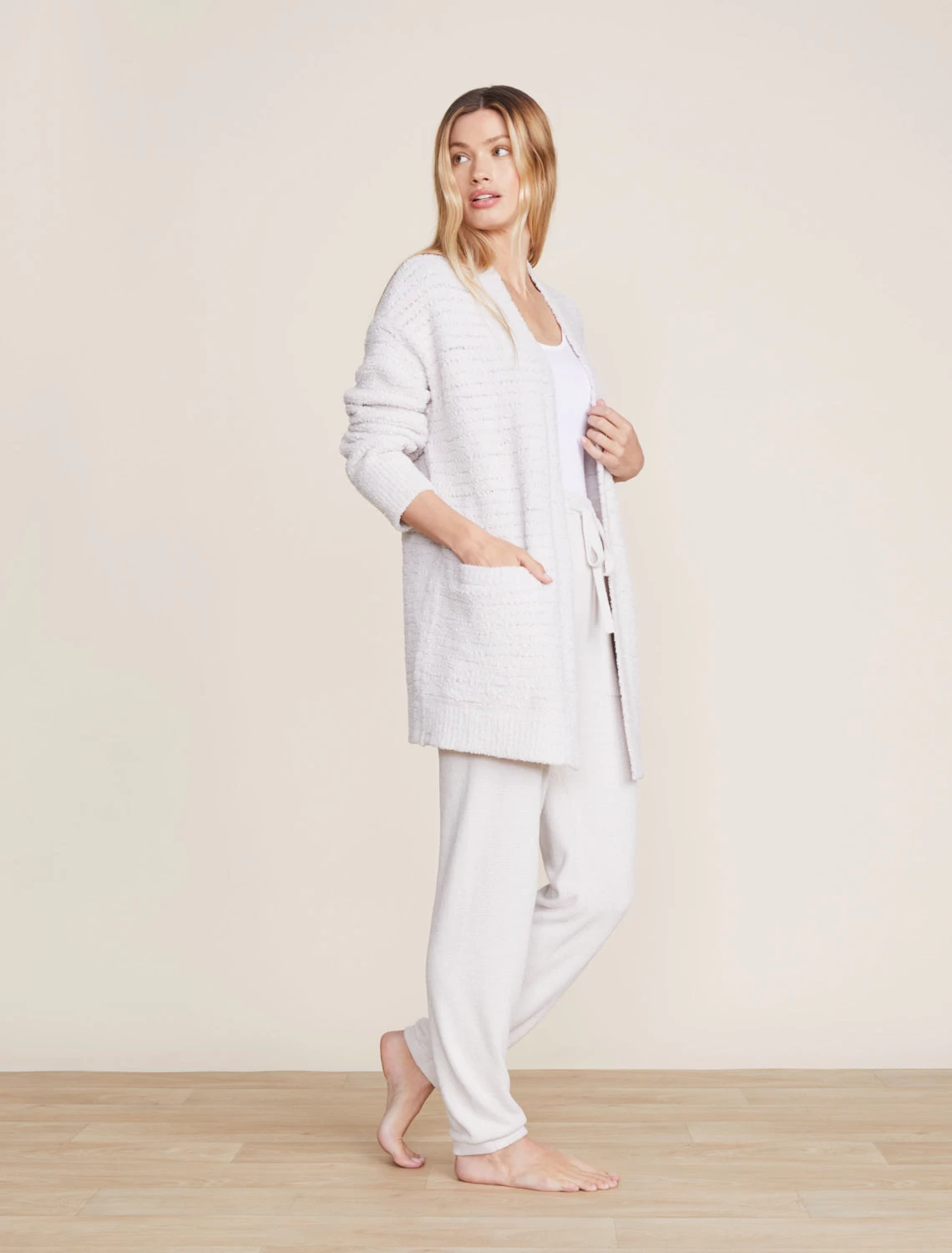 CozyChic® Boucle Welt Pocket Cardigan 2 CozyChic® Boucle Welt Pocket Cardigan - Image 2