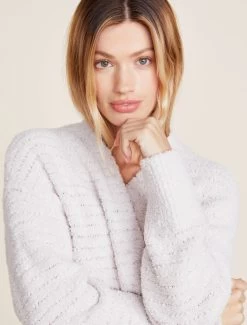 CozyChic® Boucle Welt Pocket Cardigan 9 CozyChic® Boucle Welt Pocket Cardigan -Barefoot Dreams BDWNV21863 Almond 0876