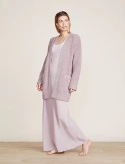 CozyChic® Boucle Welt Pocket Cardigan 11 CozyChic® Boucle Welt Pocket Cardigan -Barefoot Dreams BDWNV21863 Deep Taupe 0112
