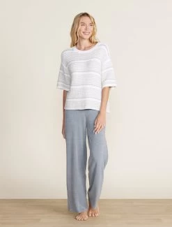 Boucle Striped Pullover