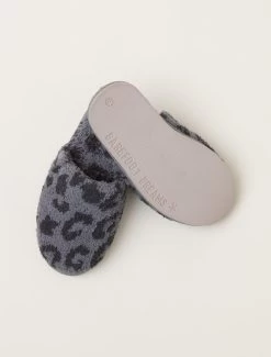 CozyChic® Youth Barefoot In The Wild® Slipper -Barefoot Dreams BDYCC1716 Graphite Carbon W 3