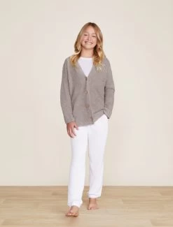 CozyChic Lite® Youth Cable Button Cardi