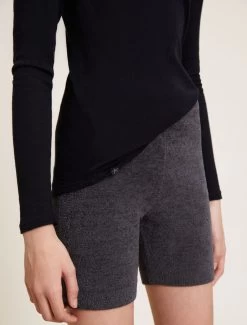 CozyChic Ultra Lite® Youth Biker Short -Barefoot Dreams BDYCU21493 Carbon 4553