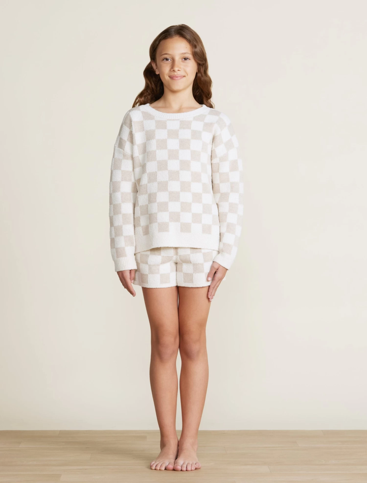Youth CozyChic® Cotton Checkered Pullover 1 Youth CozyChic® Cotton Checkered Pullover