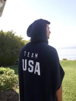 Cozychic® Team USA Rib Cozy® -Barefoot Dreams BFD SS 24 USUCC22408 Indigo 0309