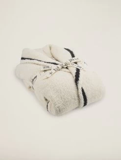 CozyChic® Classic Disney Minnie Mouse Adult Robe -Barefoot Dreams D100 HR creamcarbon pkgd 5b33238d 6369 4876 8eae 892fd70cee9f