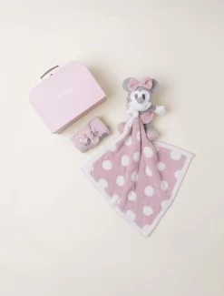 CozyChic Ultra Lite® Disney Minnie Mouse Infant Set -Barefoot Dreams DNBCU21565 DustyRoseMulti W 1