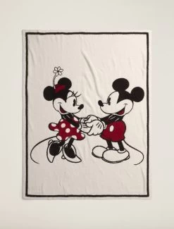 CozyChic® Classic Disney Mickey & Minnie Mouse Baby Blanket - 30" X 40"