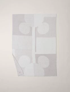 CozyChic® Disney Deco Mickey Throw 6 CozyChic® Disney Deco Mickey Throw -Barefoot Dreams DNHCC21804 Stone Cream 4 W