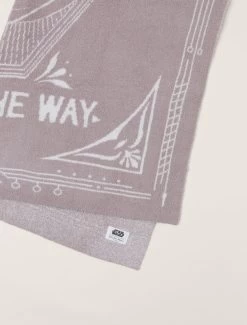 CozyChic® Mandalorian "This Is The Way" Throw -Barefoot Dreams DNHCC22198 taupe moonlight 2 W