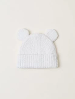 CozyChic® Disney Mickey Mouse Ears Kids Beanie -Barefoot Dreams DNKCC21826 Cream 2 W