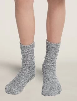 CozyChic® Classic Disney Youth Mickey Mouse Socks -Barefoot Dreams DNYCC1021 HR creamcarbon 1 1