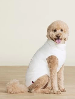 CozyChic® Team USA Flag Olympic Ring Pet Sweater -Barefoot Dreams USPCC22405 Pearl 005